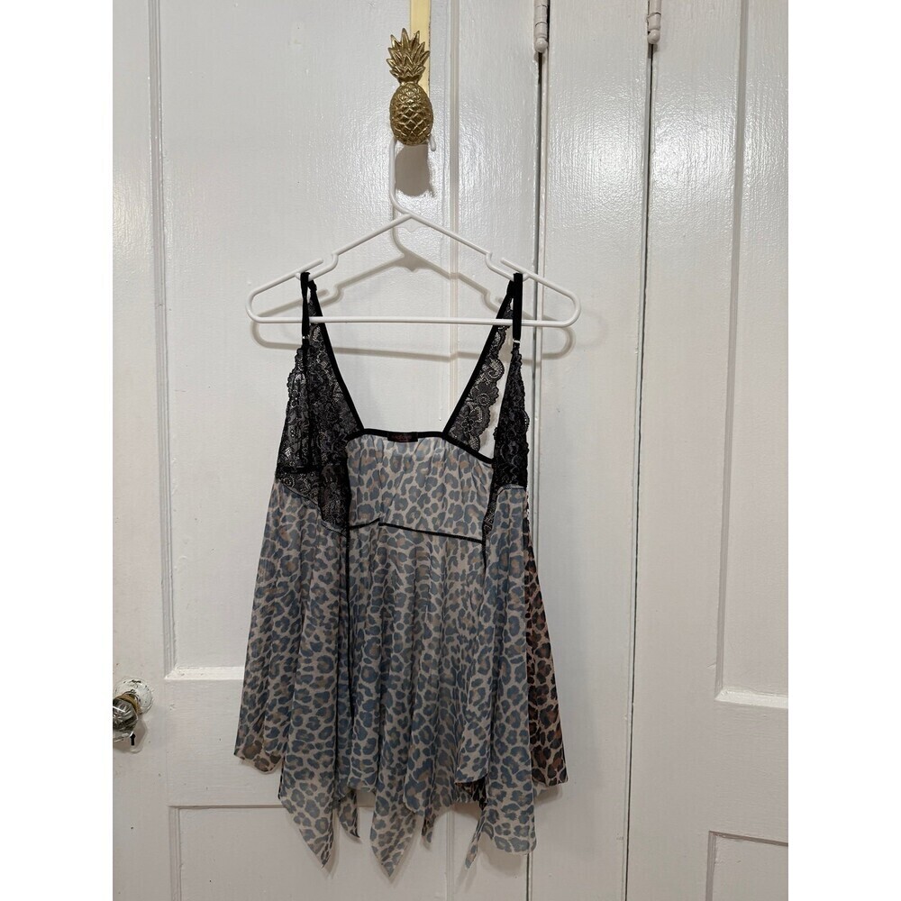 Avidlove women’s size small cheetah print lingerie dress